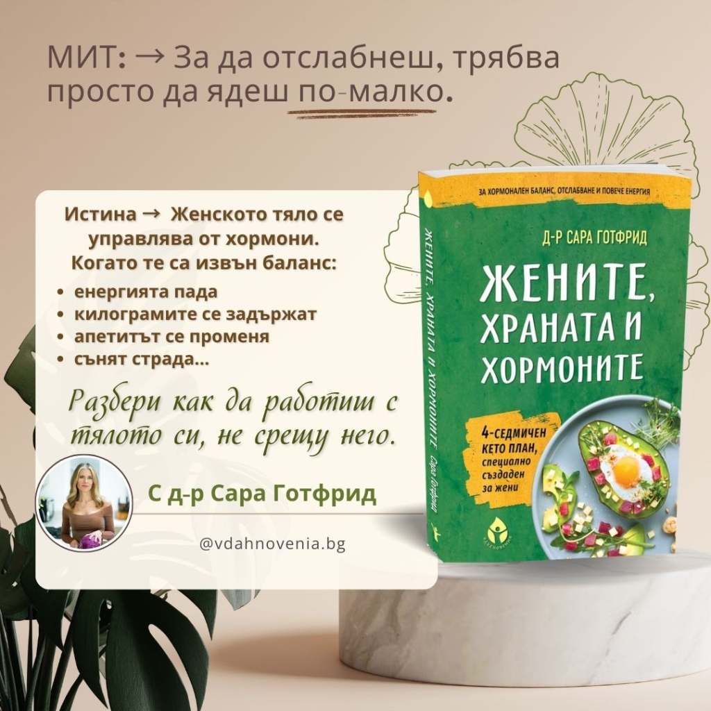 Жените, храната и хормоните от д-р Сара Готфрид