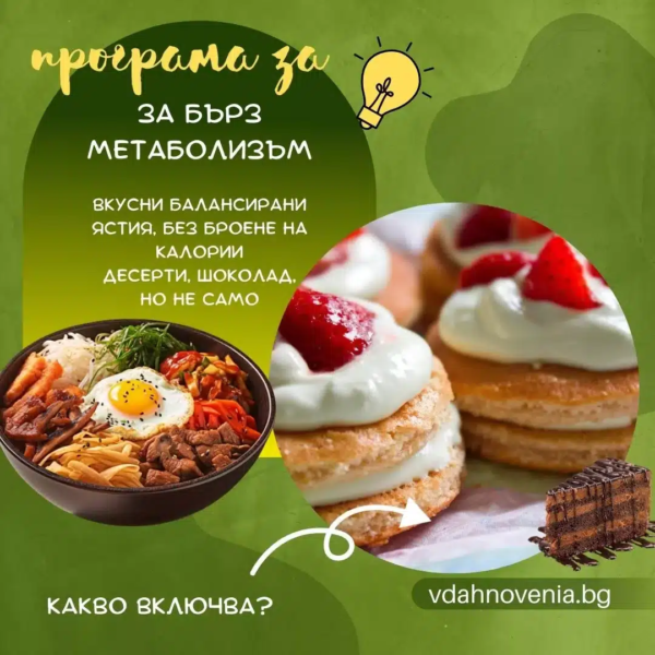 on-line ПРОГРАМА ЗА БЪРЗ МЕТАБОЛИЗЪМ