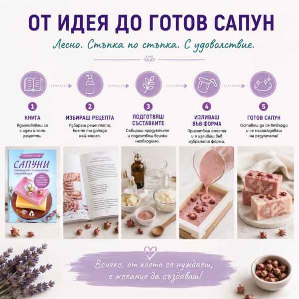 Направи си сам сапуни - стъпка по стъпка