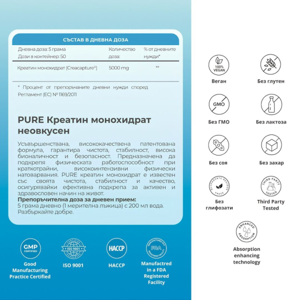 Creatine PRO_Състав