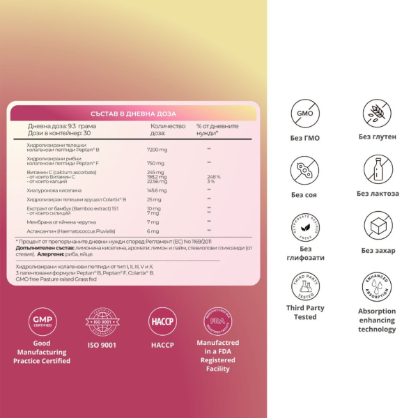 Infinity Collagen Complex_Състав