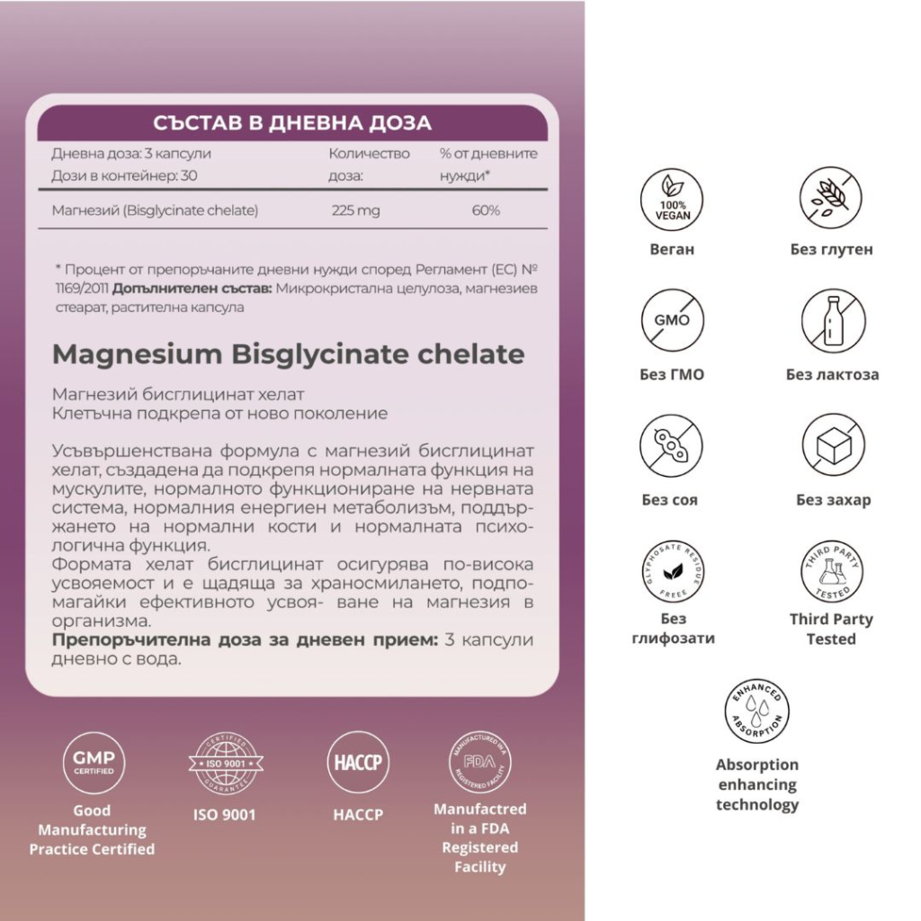 Prime Magnesium_Състав